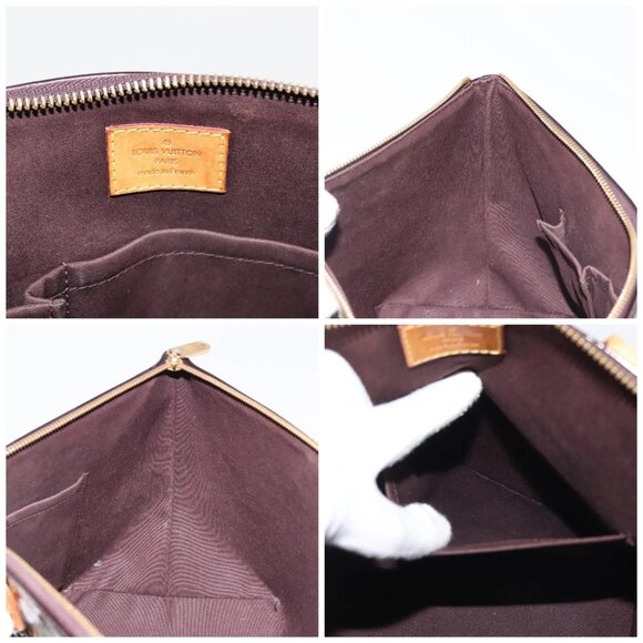 LOUIS VUITTON Monogram Vernis Bellevue GM Tote Bag Amarante M93589 Auth 142614 - Picture 15 of 16